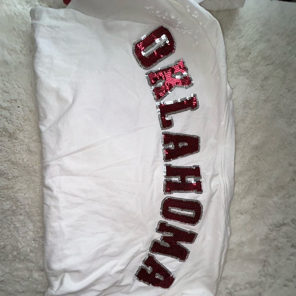 Oklahoma state bling tee